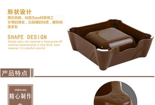 宠博士咖啡色方形碗 为爱犬打造温馨用餐时光